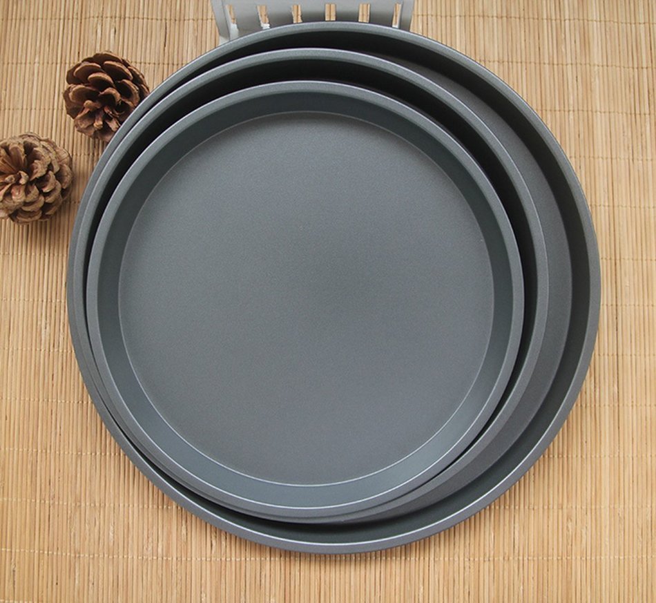 Meleg Otthon Heavy Duty Deep Dish Round Pizza Pan Cast