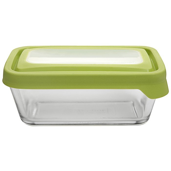 Anchor Hocking TrueSeal Rectangle Food Storage Container 6Cup, Green