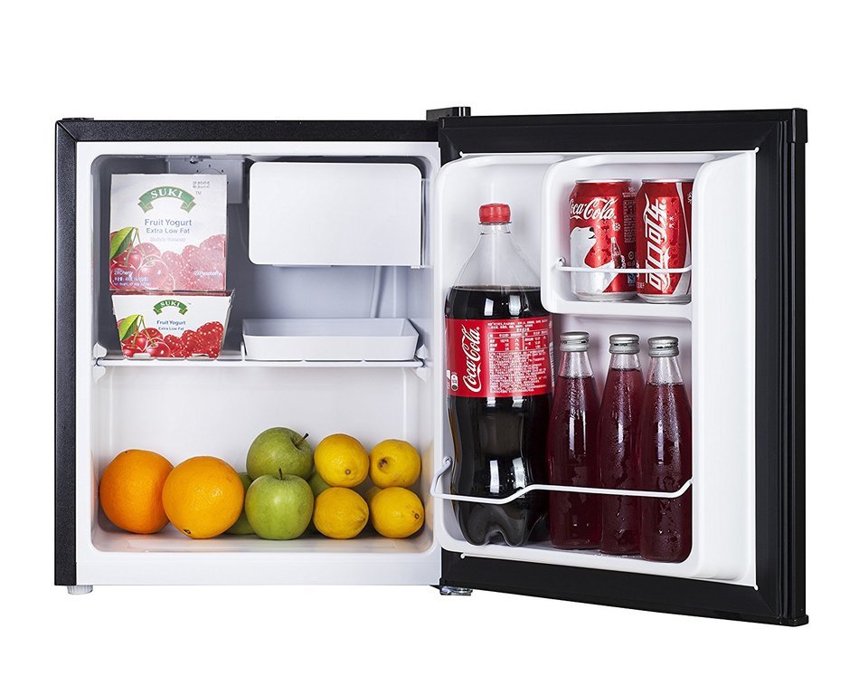 Hisense RS06DR1SA 1.7 cu. ft. Single Door Compact Refrigerator, Black