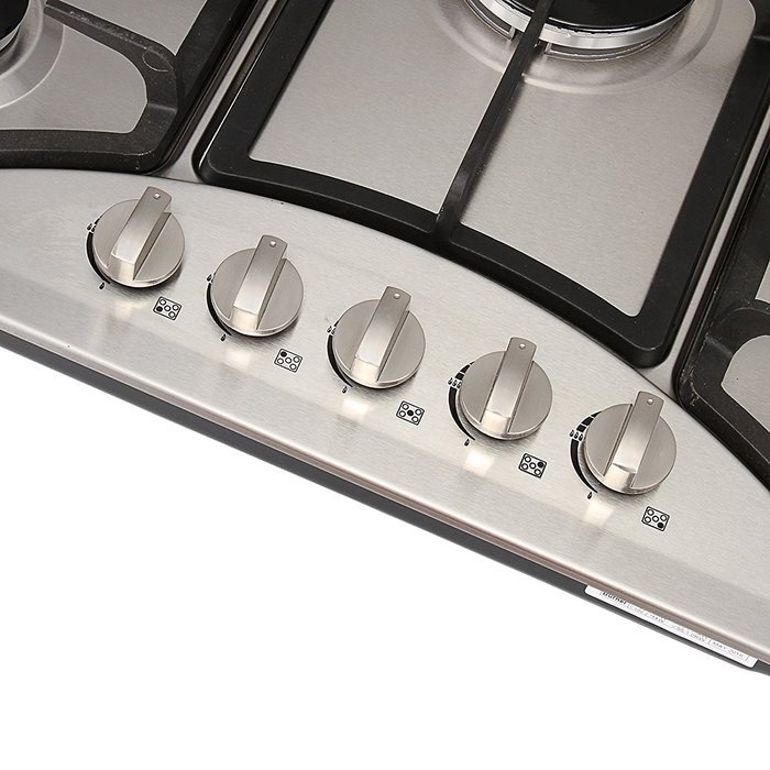 METAWELL 30" Stainless Steel 5 Burner Builtin Stoves NG Gas Hob