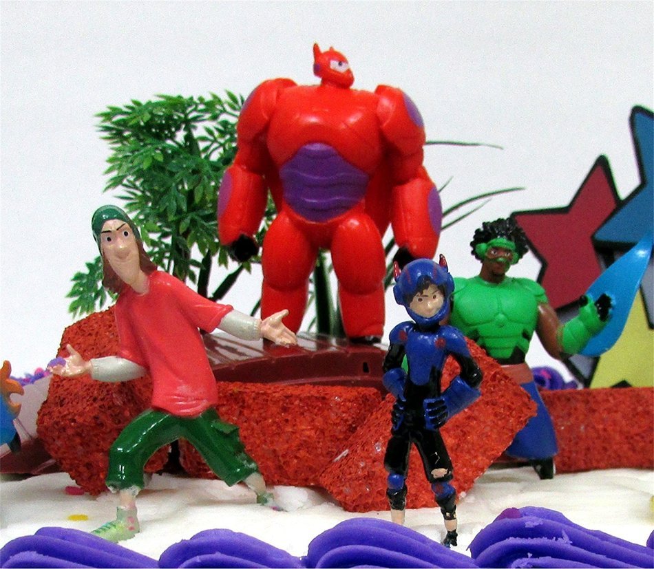 Big Hero 6 Birthday Cake Topper 26 Piece Set Featuring Hiro Hamada