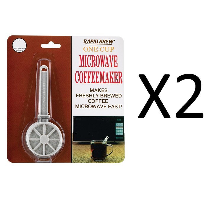 PermaBrew COFFEE MAKER/TEA INFUSER One Cup Microwave Dishwasher Safe