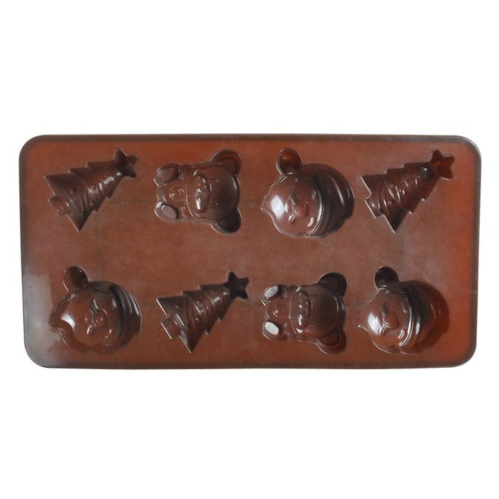 Silicone Chocolate Mold Christmas Ice Cube Tray N2 free image download
