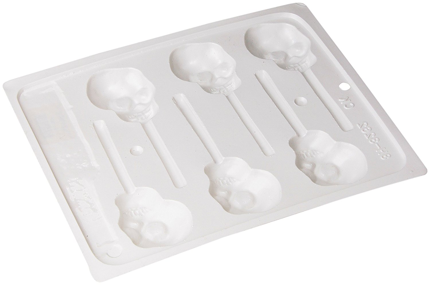 CK Products 2 1/4 Inch Skull Hard Candy Sucker Mold free image download