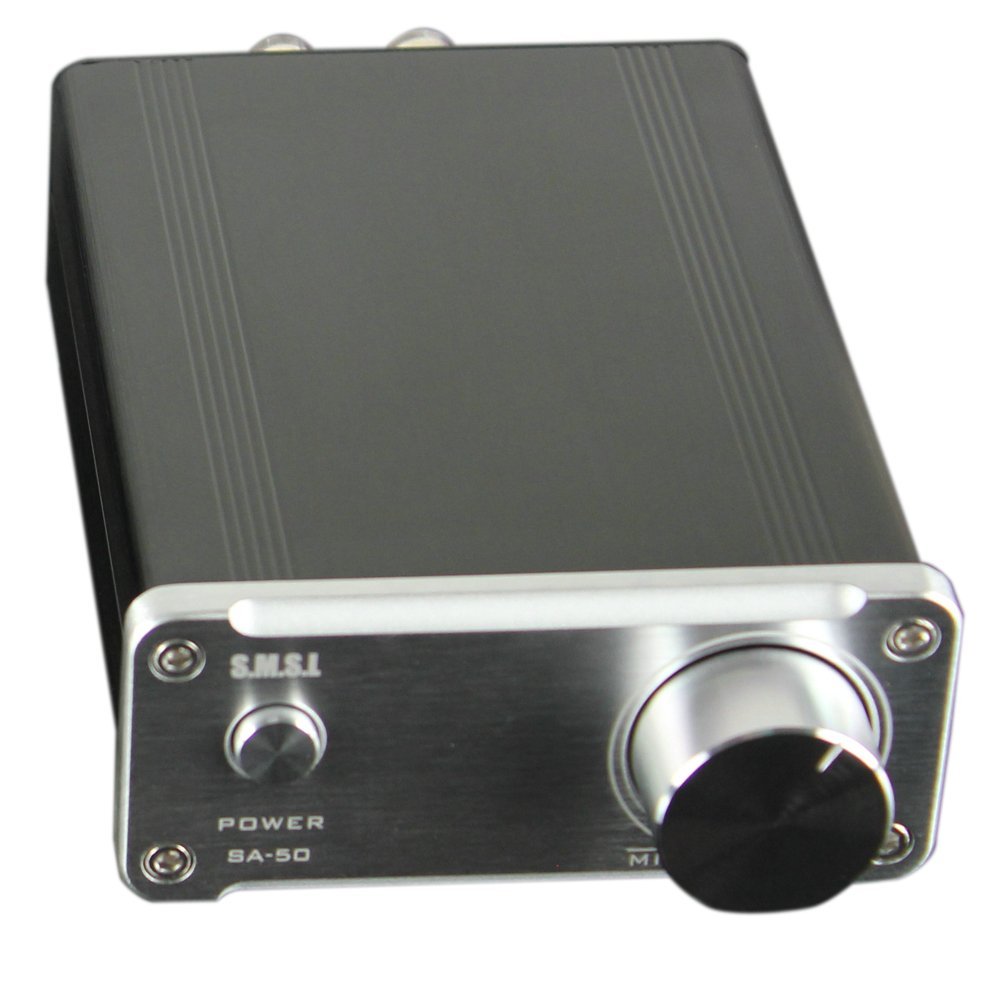 SMSL SA50 2x50W DAMP TDA7492 HiFi Stereo Amplifier + Power Adapter
