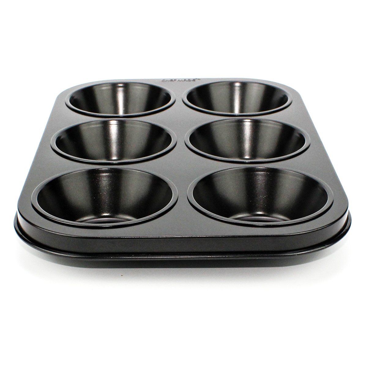 Ezeso 6Cup Nonstick Baking Cupcake Pan Mold for Muffins Quiche