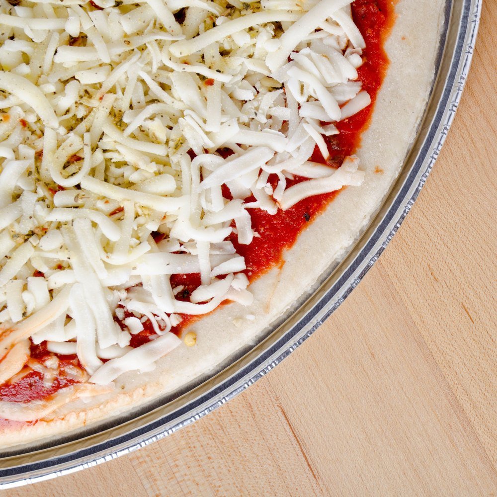 Durable Packaging 800030 Disposable Aluminum Pizza Pan, 12" (Pack of