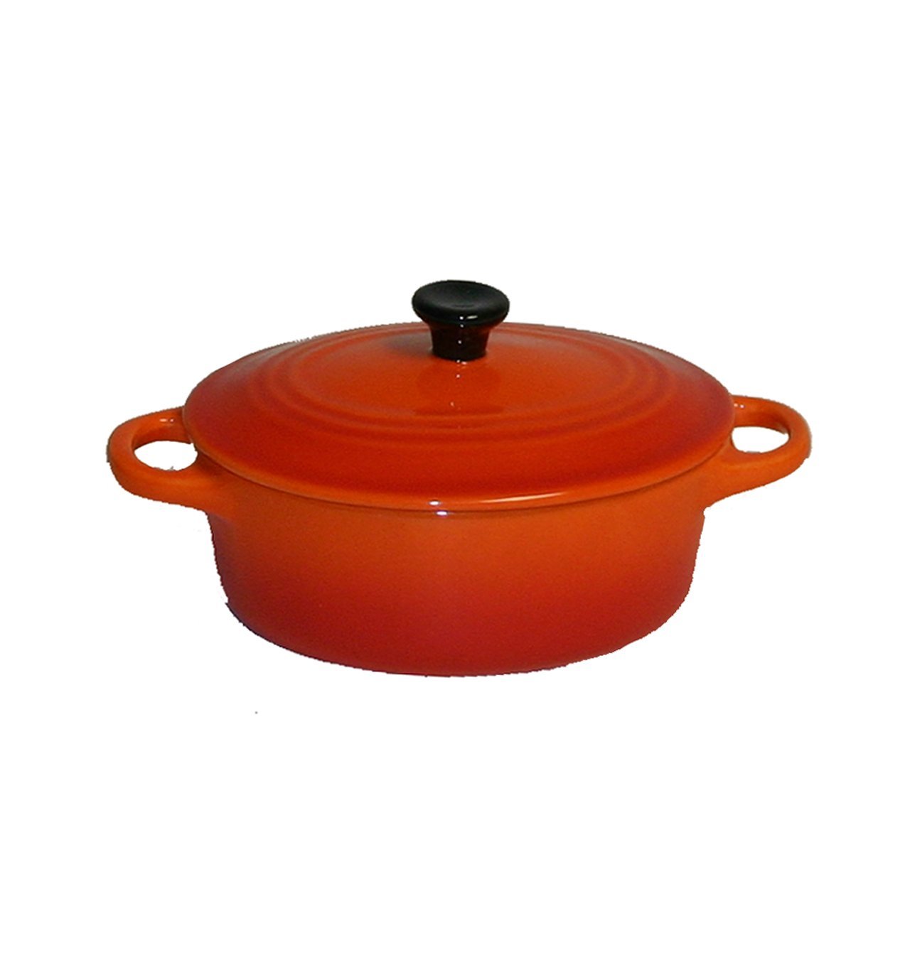 Paderno World Cuisine .28 Quart Oval Ceramic Casserole, Orange free