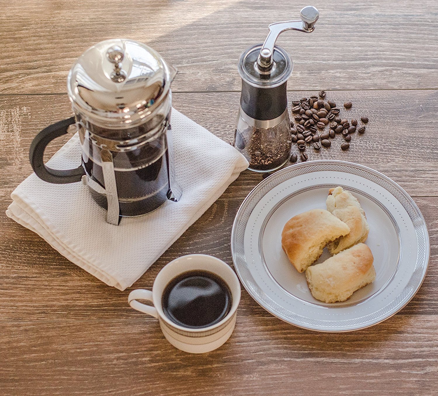 The Abundant Kitchen Professional French Press and Tea Infuser (1 Liter