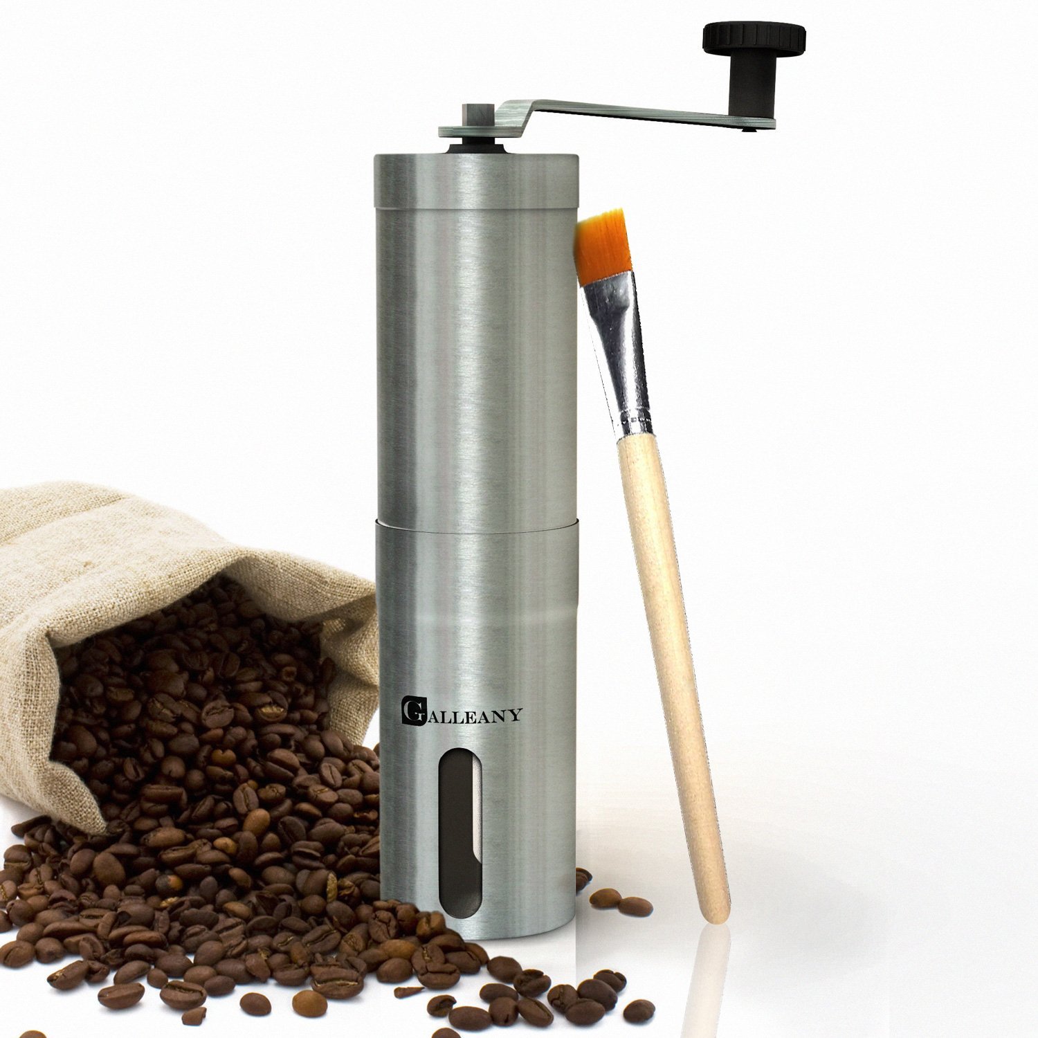 Galleany Manual Ceramic Coffee Grinder Best Adjustable Conical