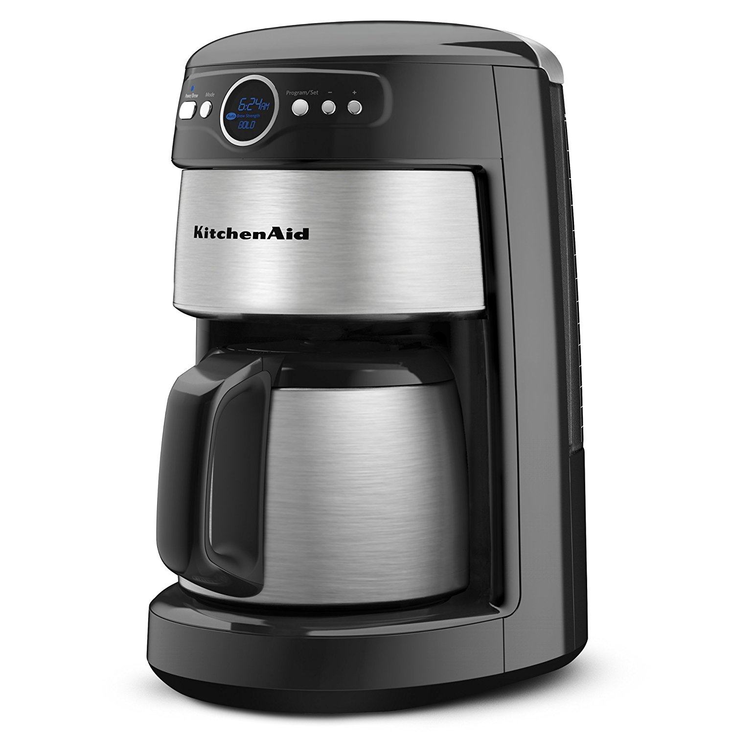 KitchenAid 12Cup Thermal Carafe Coffee Maker, Countour Silver N2 free