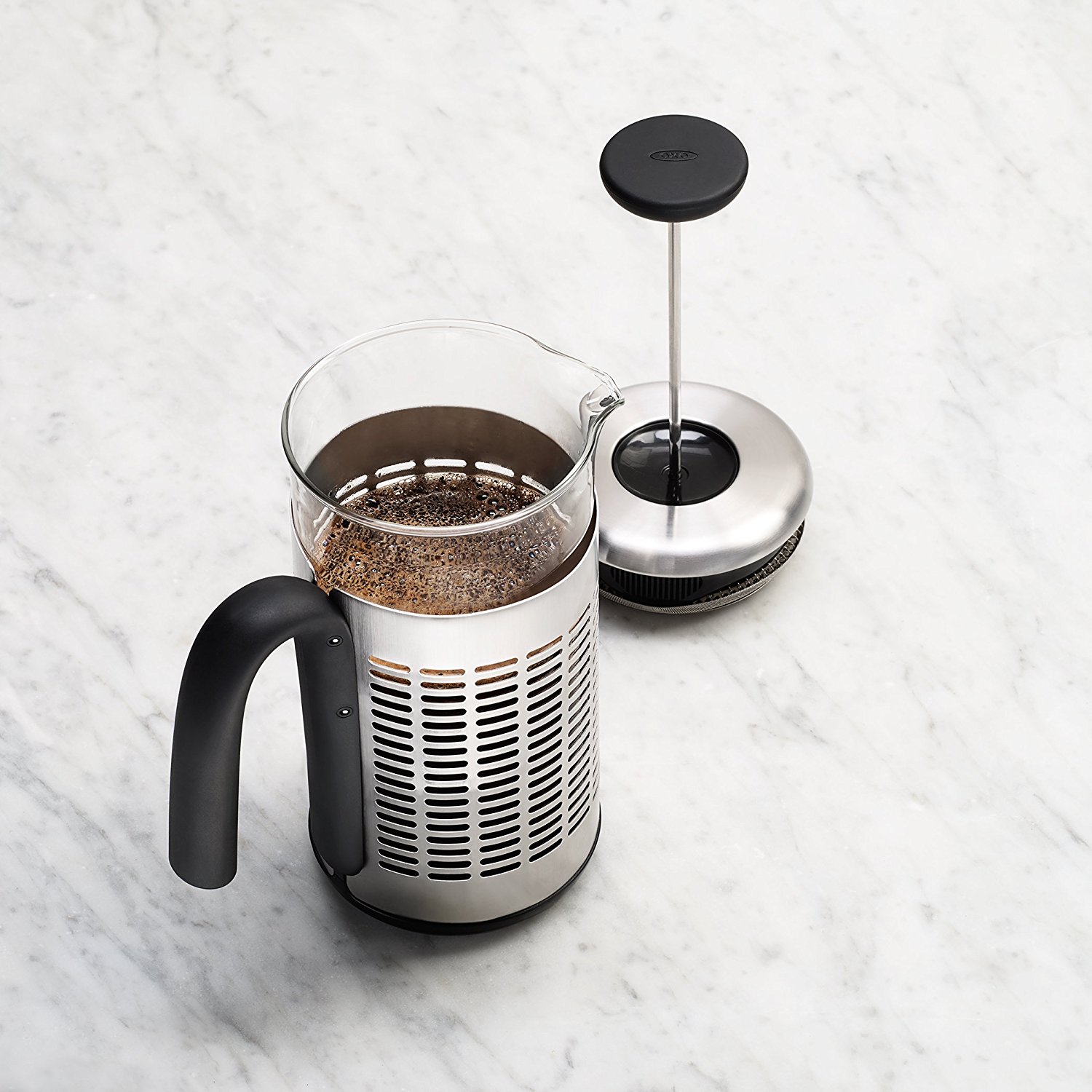 OXO Good Grips Revive French Press, Silver N2 free image download