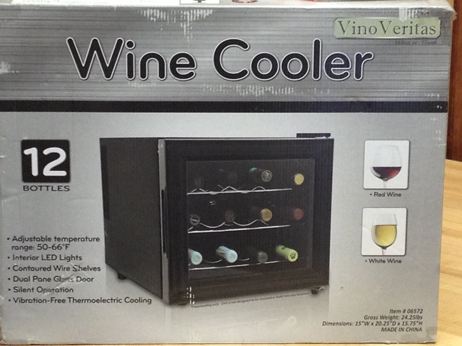 Vino Veritas 12 Bottle Wine Cooler free image download