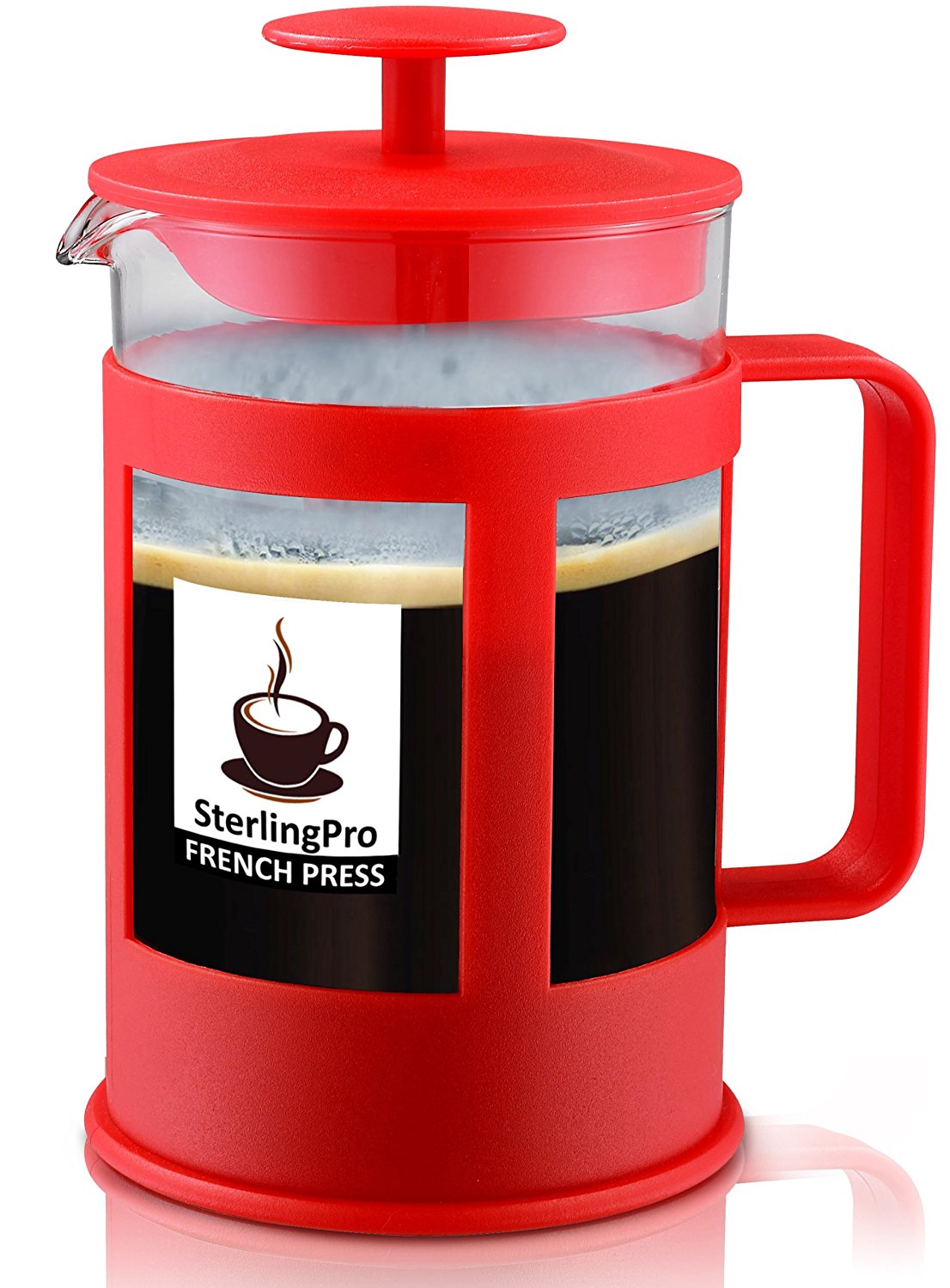 SterlingPro 6 Cup French Coffee Press, Unique Double Screens N3 free