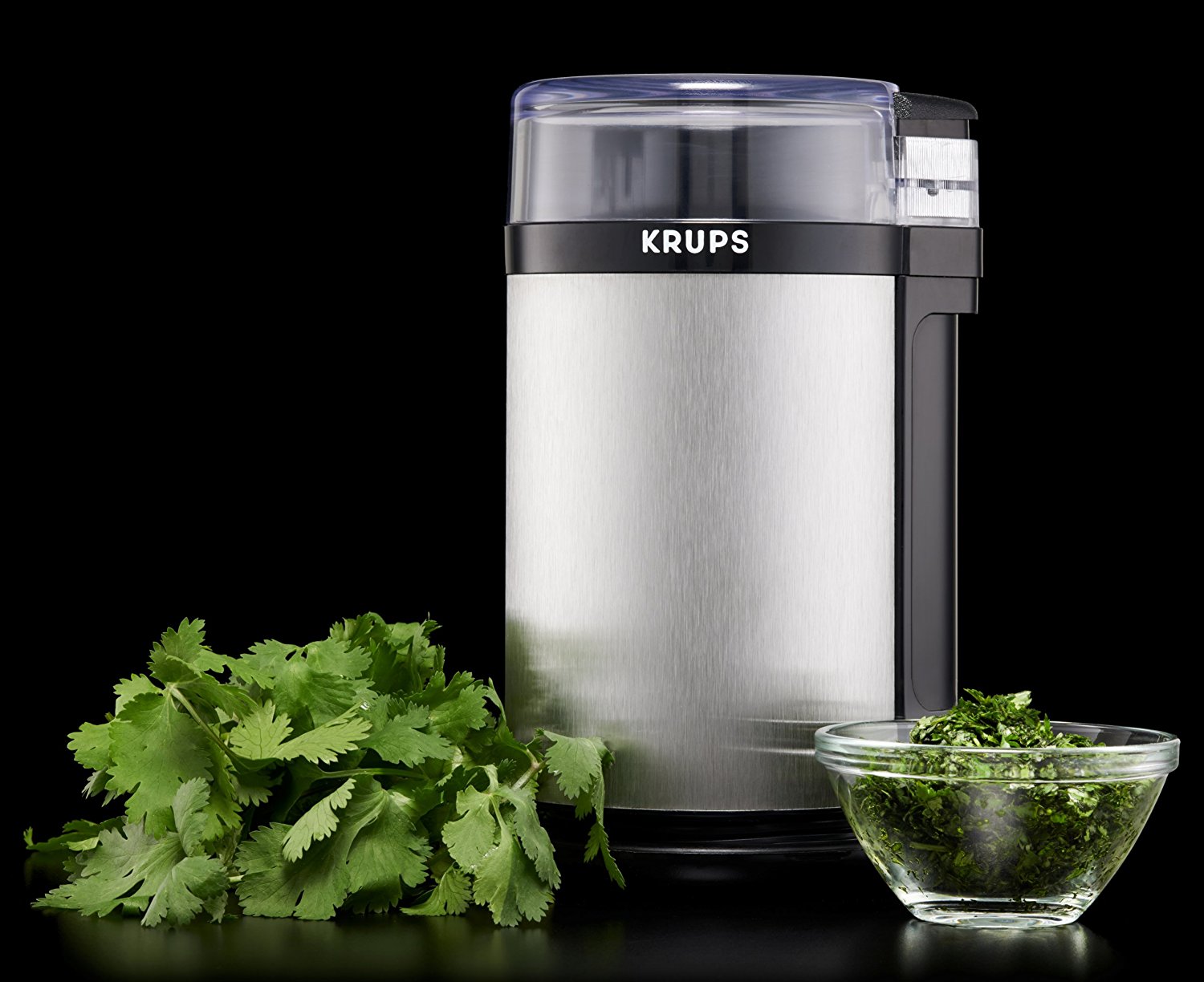 KRUPS GX4100 Electric Spice Herbs and Coffee Grinder with Stainless