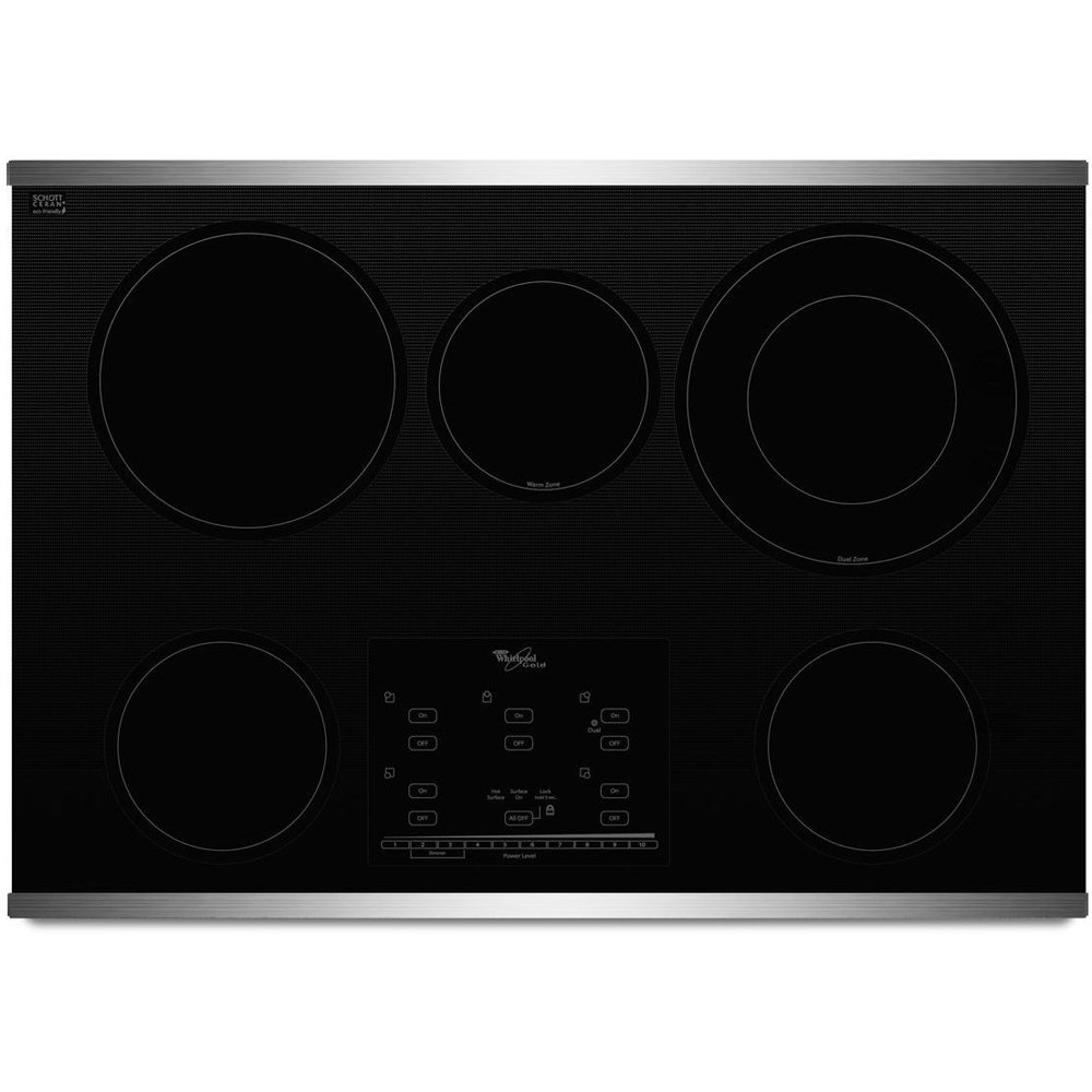 Whirlpool G9CE3065XS Gold 30" Stainless Steel Electric Smoothtop