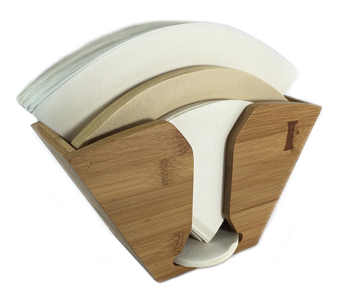 Bamboo Coffee Filter Holder for Aeropress, Chemex and Hario Pour Over