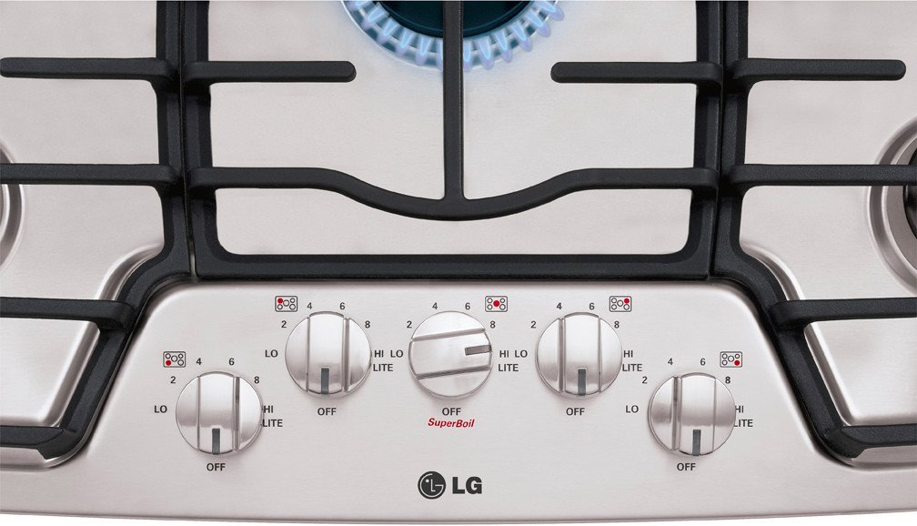 LG LCG3611ST 36" Stainless Steel Gas Sealed Burner Cooktop N4 free