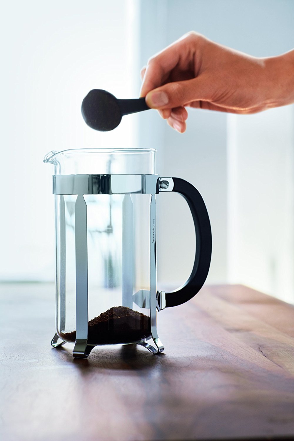 Bodum Chambord 8 Cup French Press Coffee Maker, 34 oz., Chrome N10 free