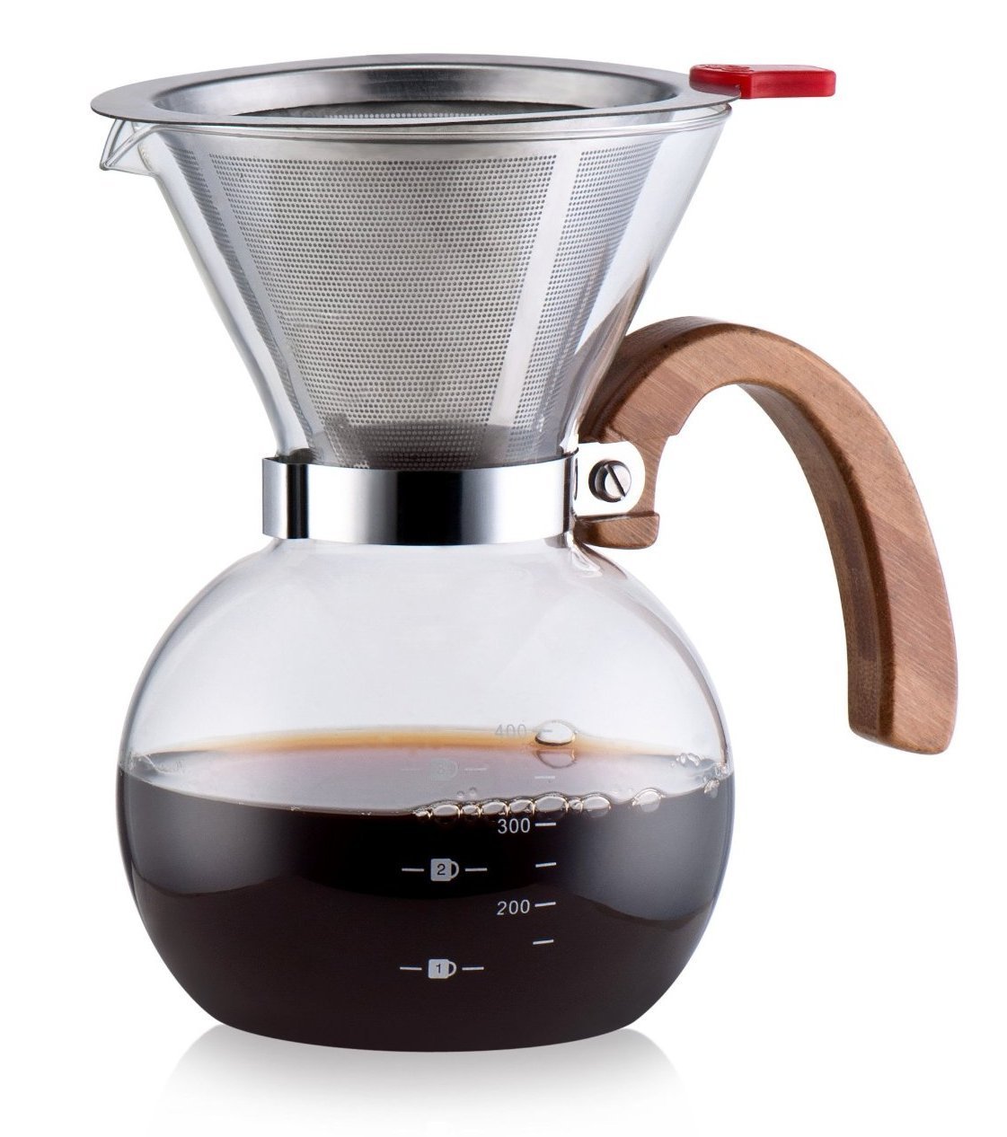 Diguo Pour Over Coffee Maker with Stainless Steel Permanent Filter