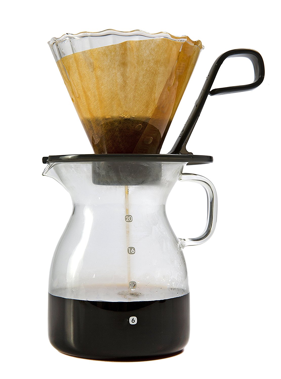 Primula Pike Pour Over Coffee Dripper and Carafe Set Borosilicate