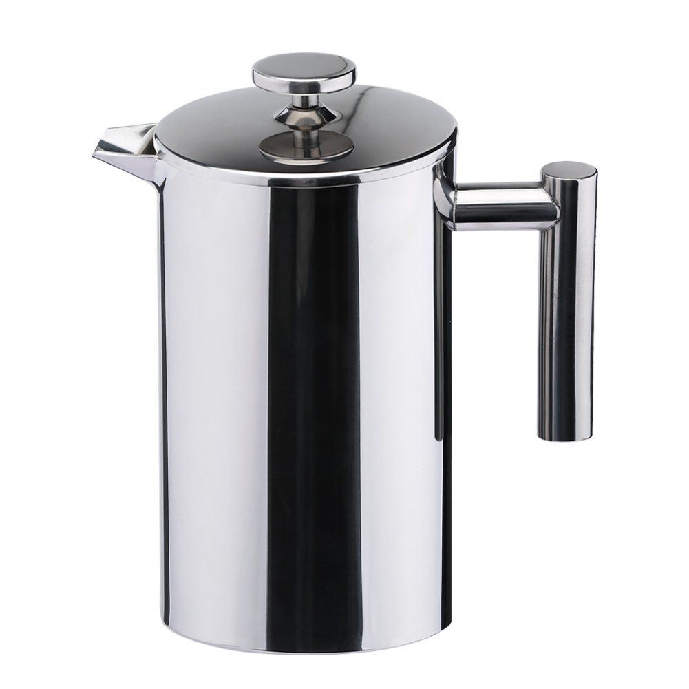 French Press Coffee Maker Double Wall Stainless Steel Coffee Press Tea
