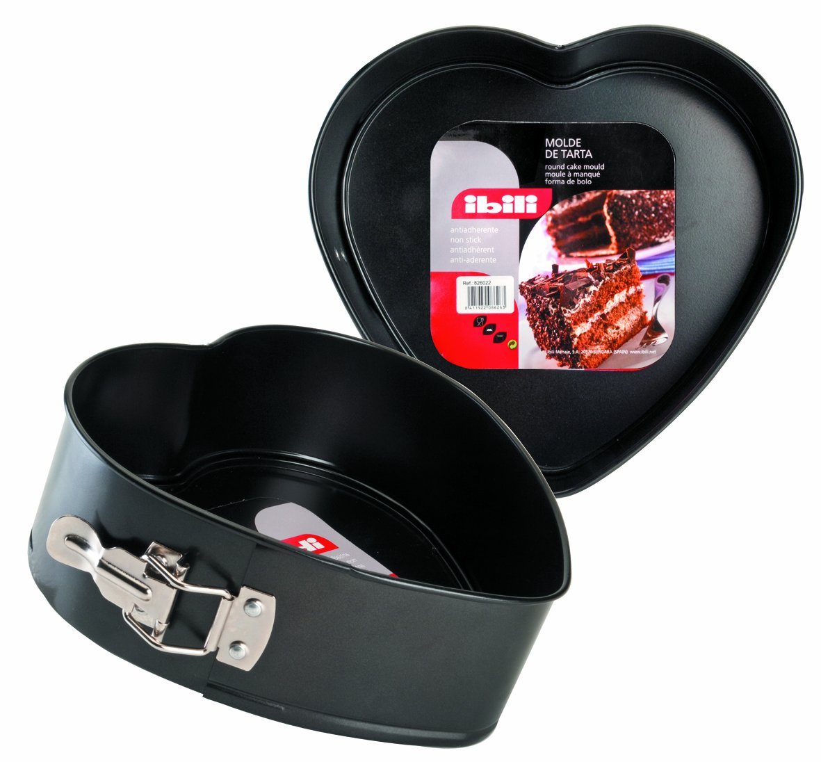 Heart springform coeur shaped cake pan tin mould WITH SPRING CLASP non