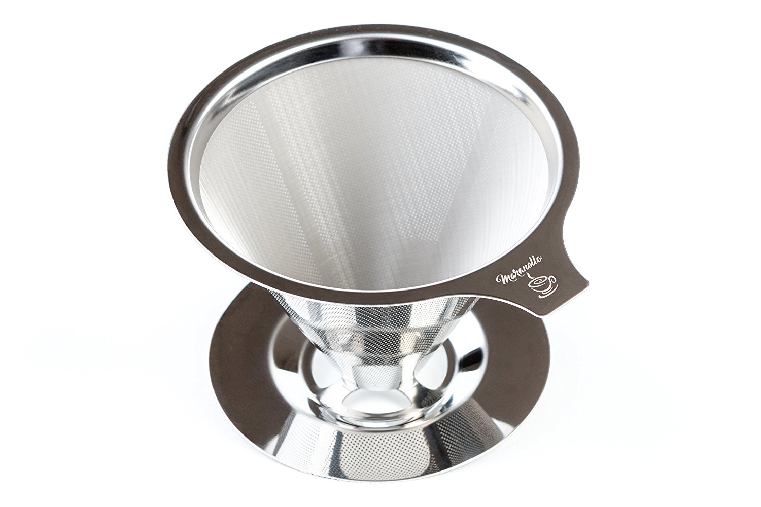 Maranello Caffé Stainless Steel Pour Over Paperless Coffee Maker