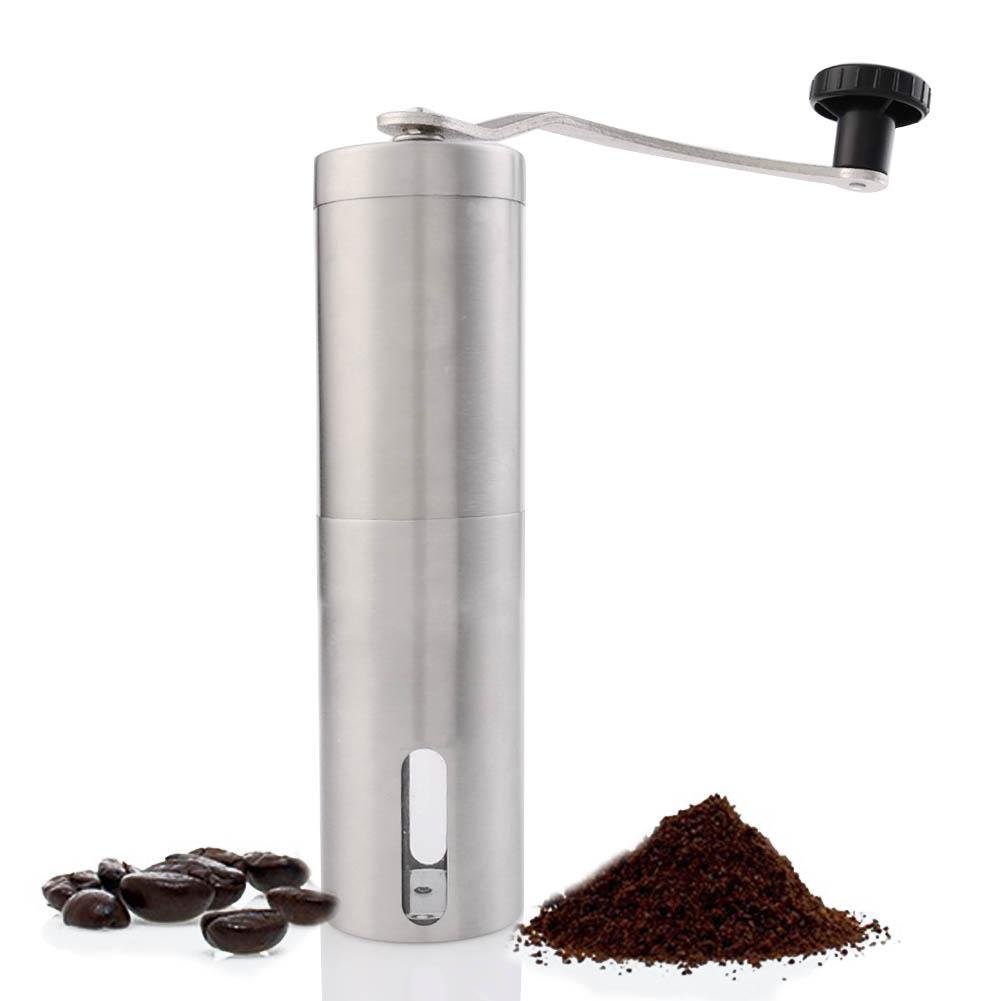 Generic Stainless Steel Portable Handheld Coffee Grinder N6 free image