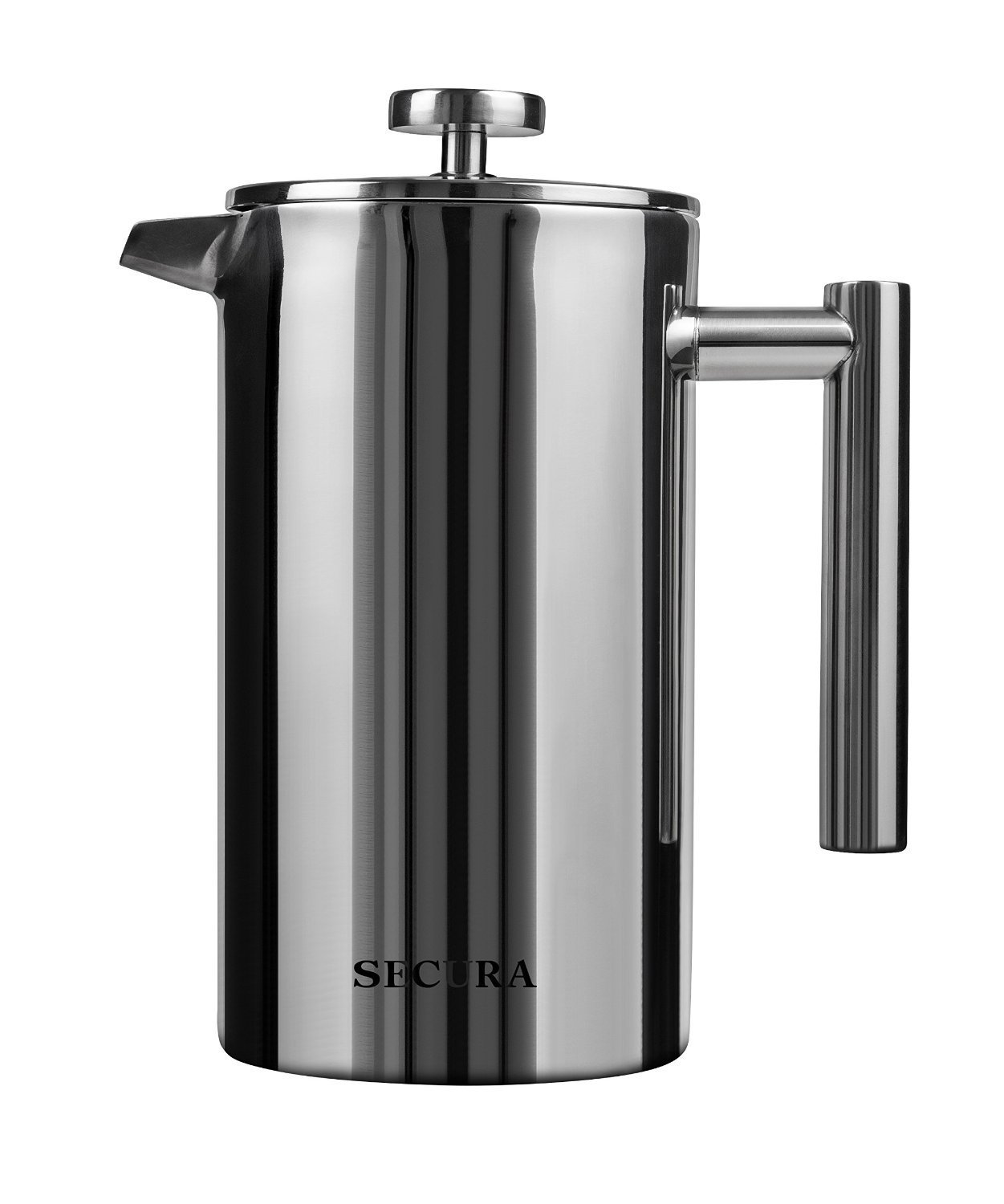 Secura Stainless Steel French Press Coffee Maker 18/10 Bonus Stainless