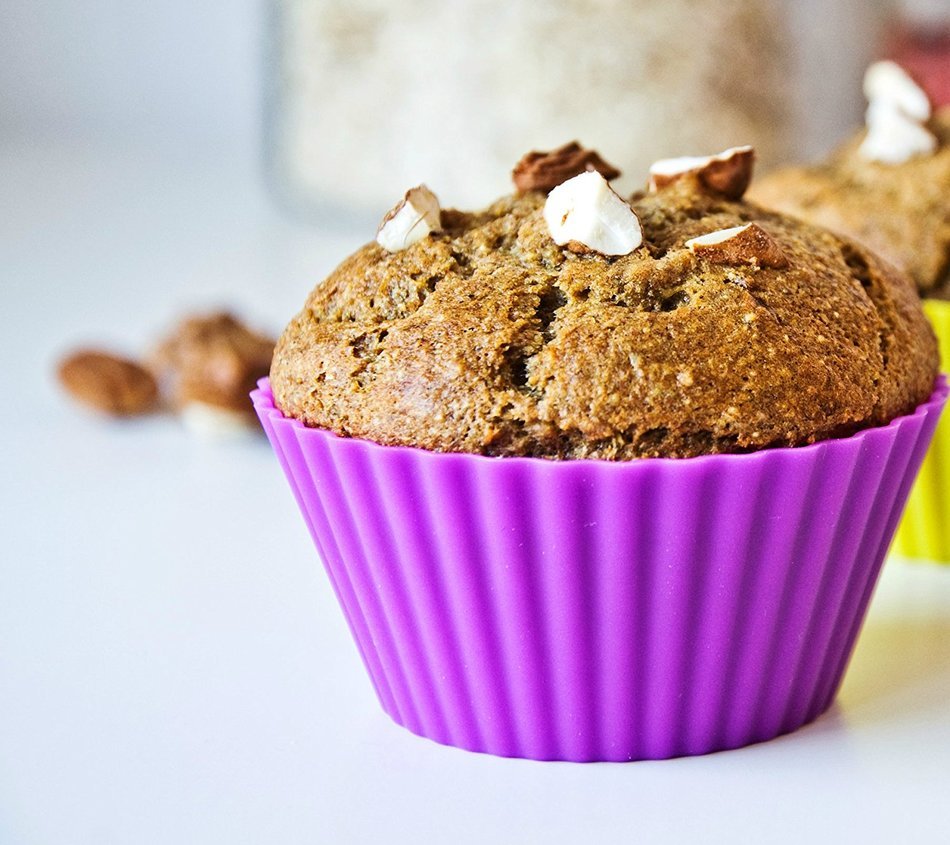 Brighid's Kitchen Green Reusable Silicone Baking Cups / Muffin Cups