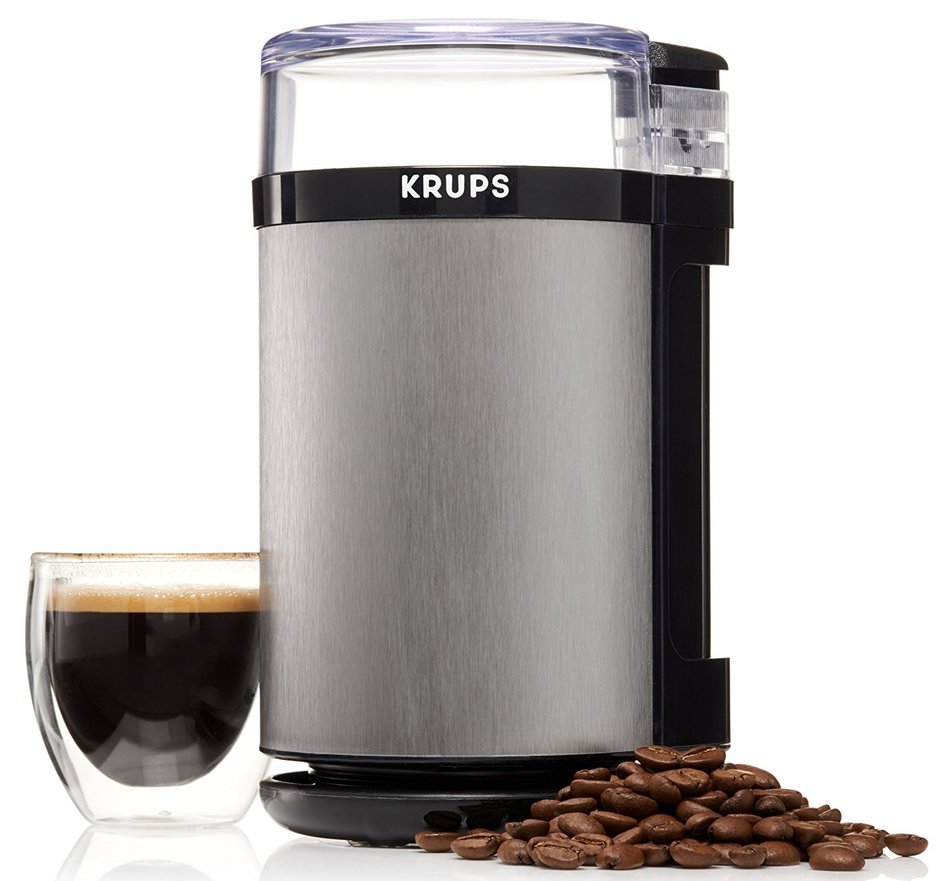 KRUPS GX4100 Electric Spice Herbs and Coffee Grinder with Stainless
