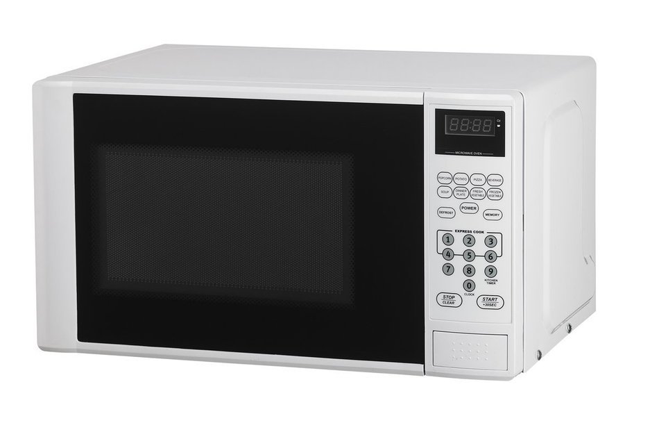 Haier MWM0701TW 700 Watt Countertop Microwave, White free image download