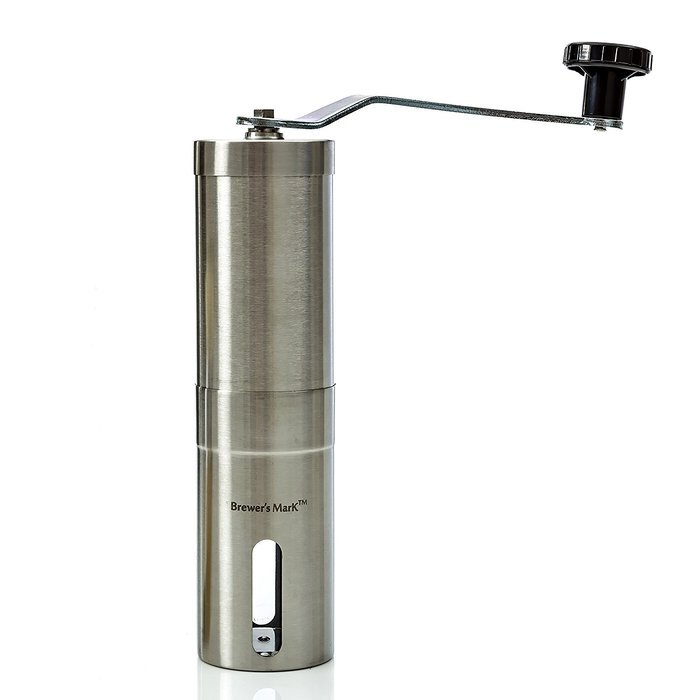 Brewer's Mark Burr Manual Coffee Grinder for Richer Aroma and Flavor