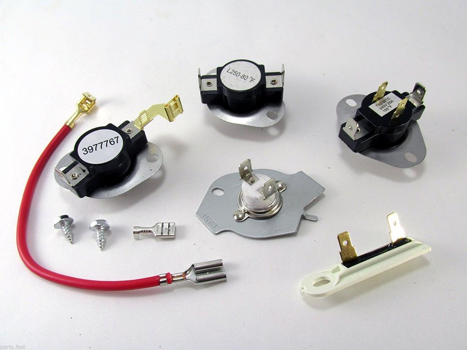 Parts & Accessories WHIRLPOOL DRYER THERMOSTAT KIT 3977767 3392519 3387134 3399848 3977393 free