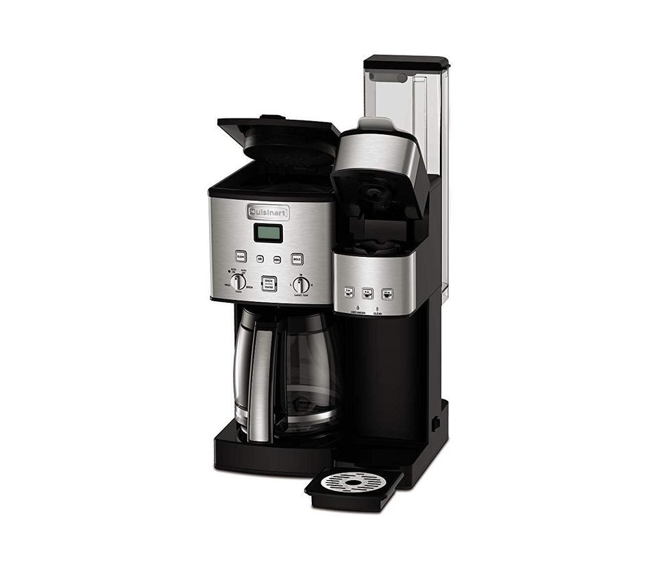 Cuisinart SS15 12Cup Coffee Maker and SingleServe Brewer, Stainless