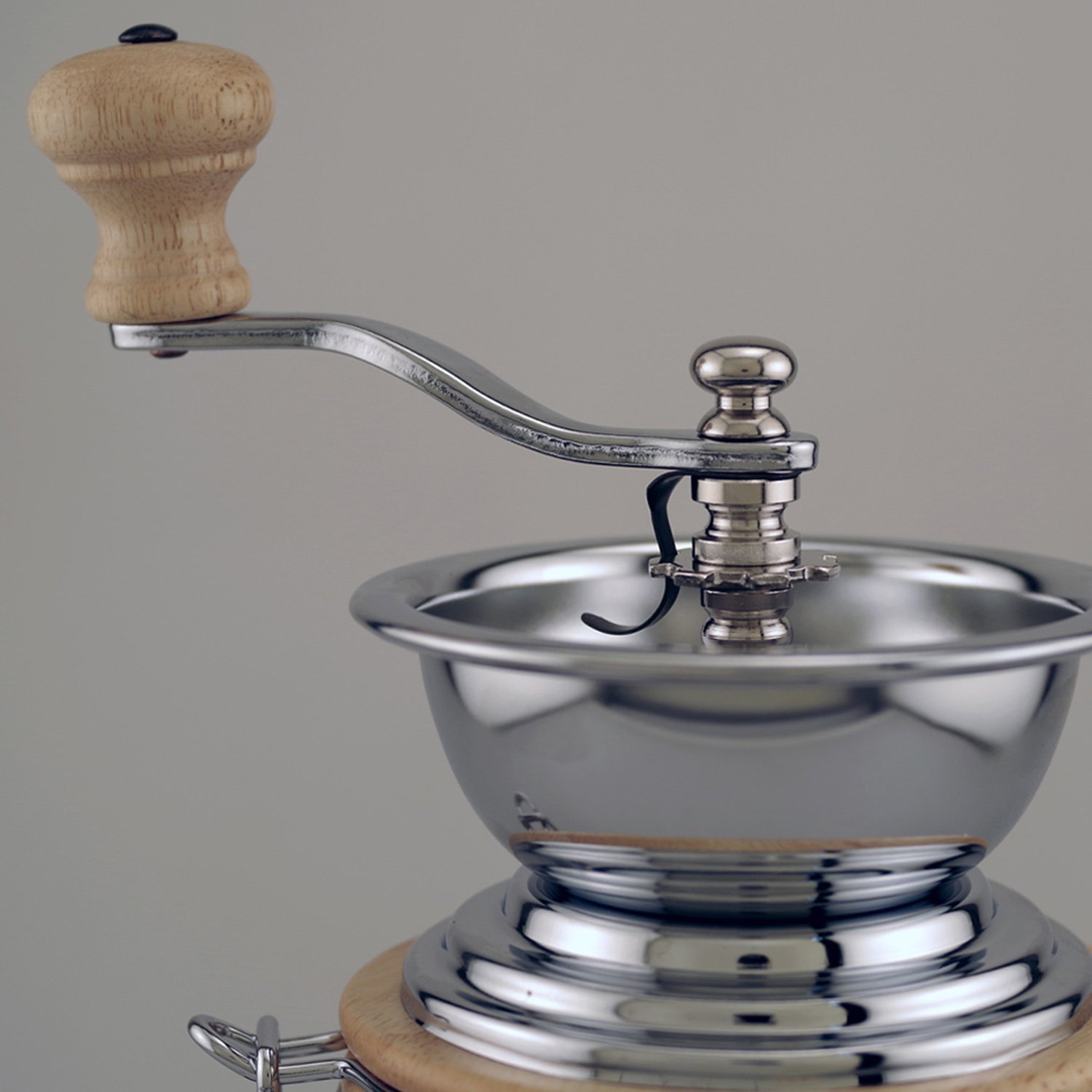 Stainless Steel Manual Coffee Mill Grinder, 12oz N6 free image download