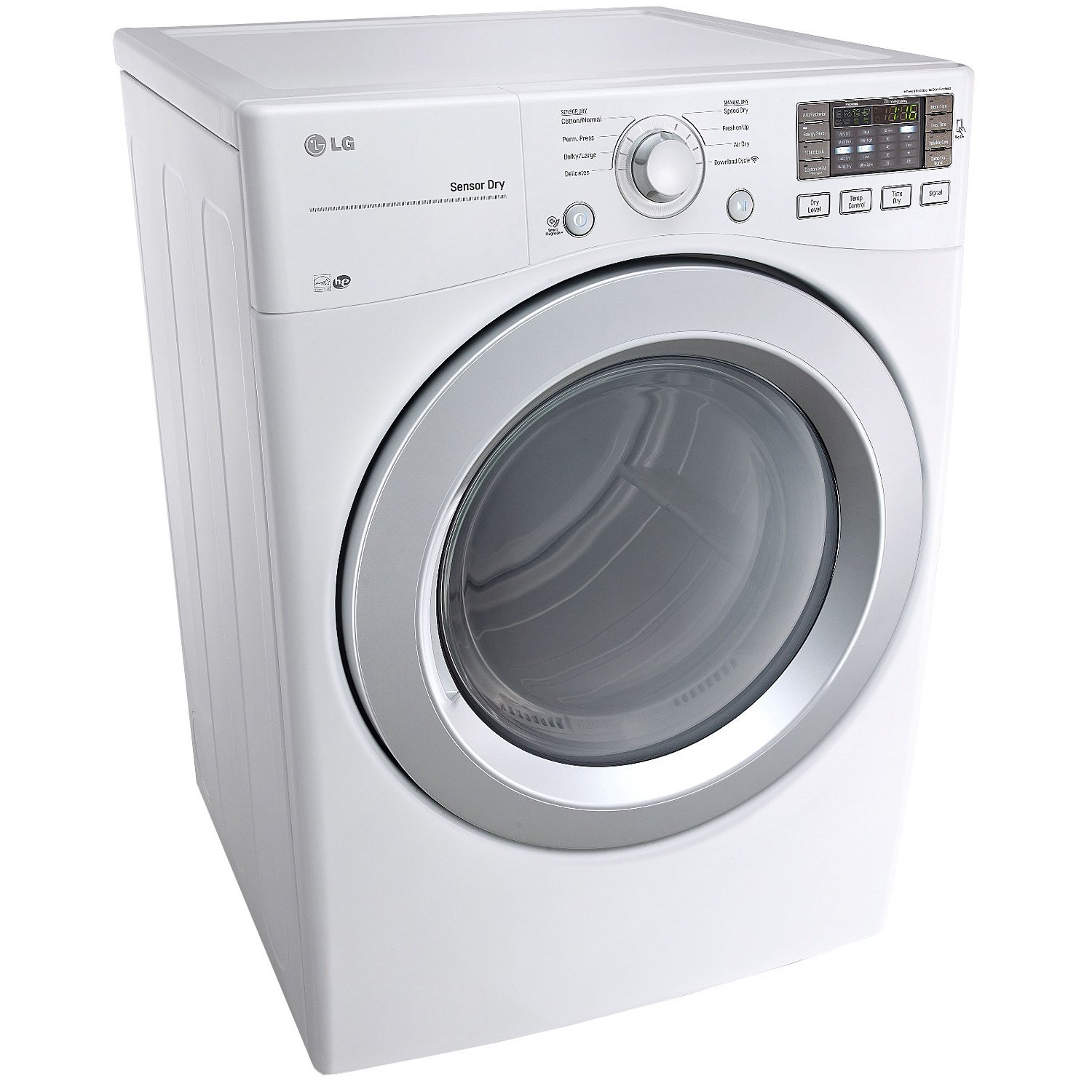 LG DLE3170W 27" Electric Dryer with 7.4 cu. ft., 8 Drying Cycles, in White N2 free image download