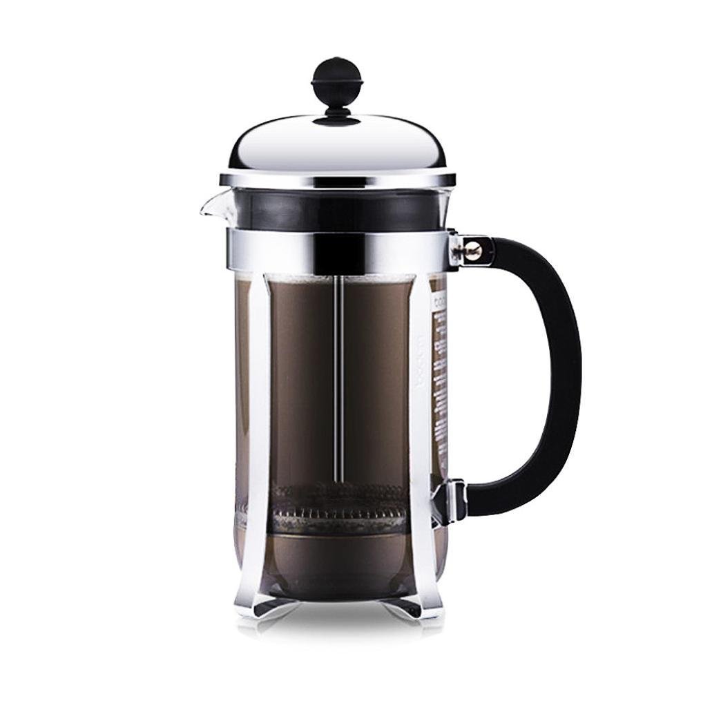 French Coffee Press , Balakie Stainless Steel and Borosilicate Glass