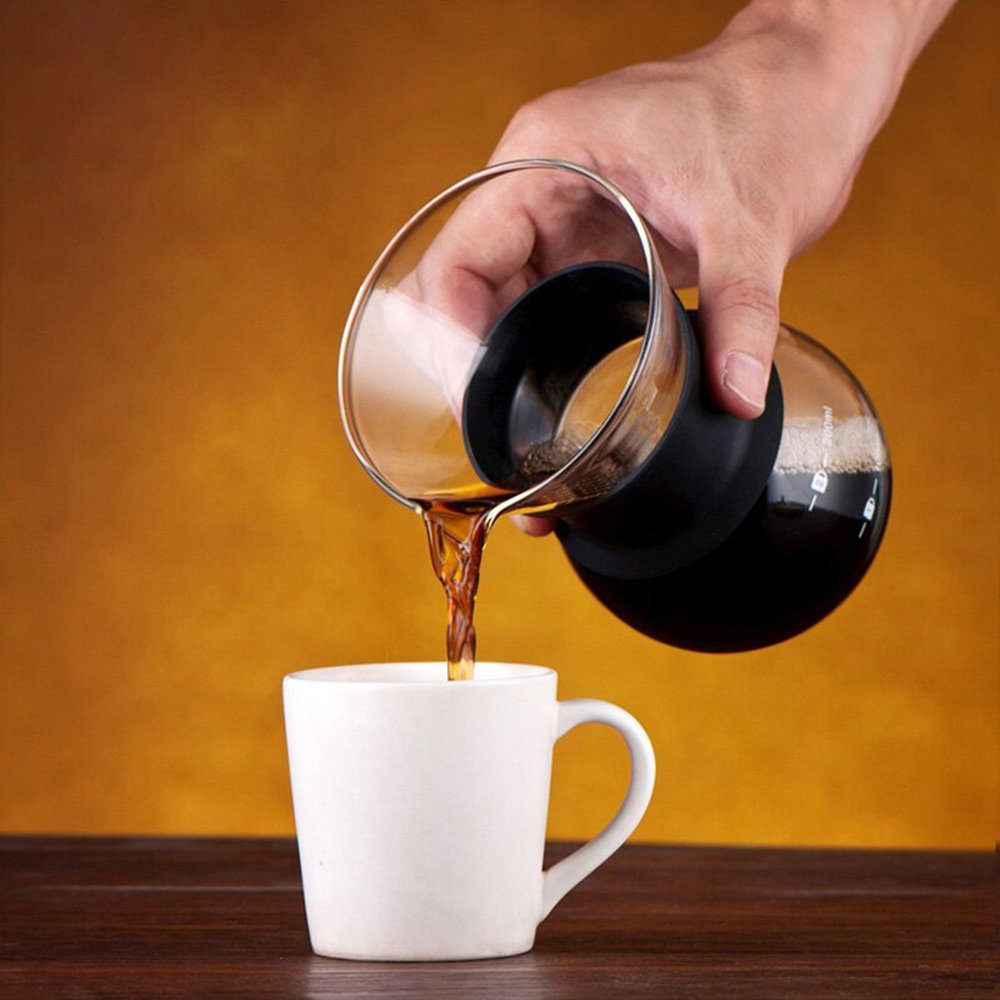 MyLifeUNIT Coffee Drip Decanter, Pour Over Coffee Maker With Stainless