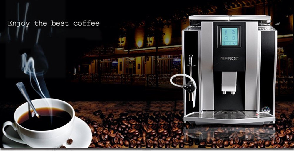 MEROL TouchScreen SuperAutomatic Espresso Machine ME710 N2 free