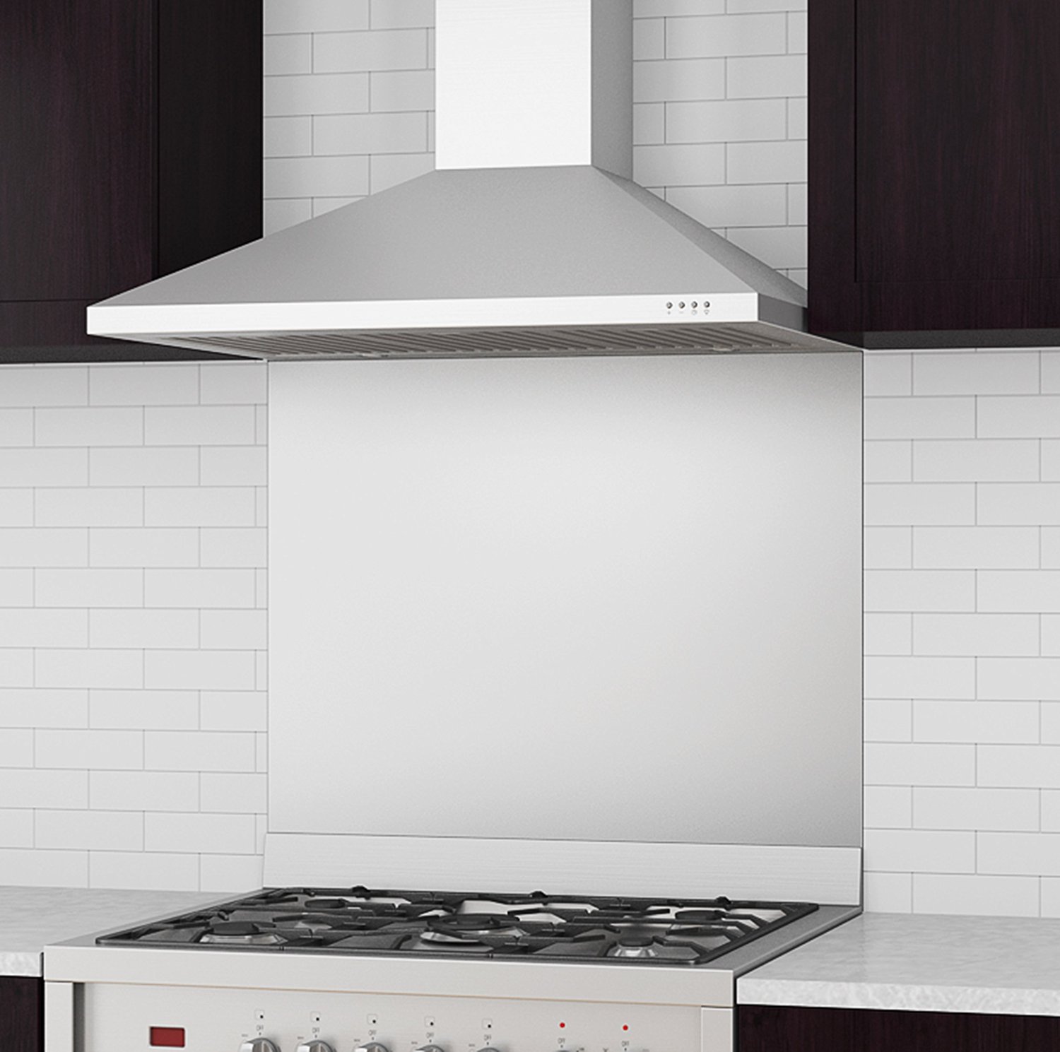 Ancona AN1165 Rapido IV Pyramid 630 CFM Wall Mount Range Hood, 36