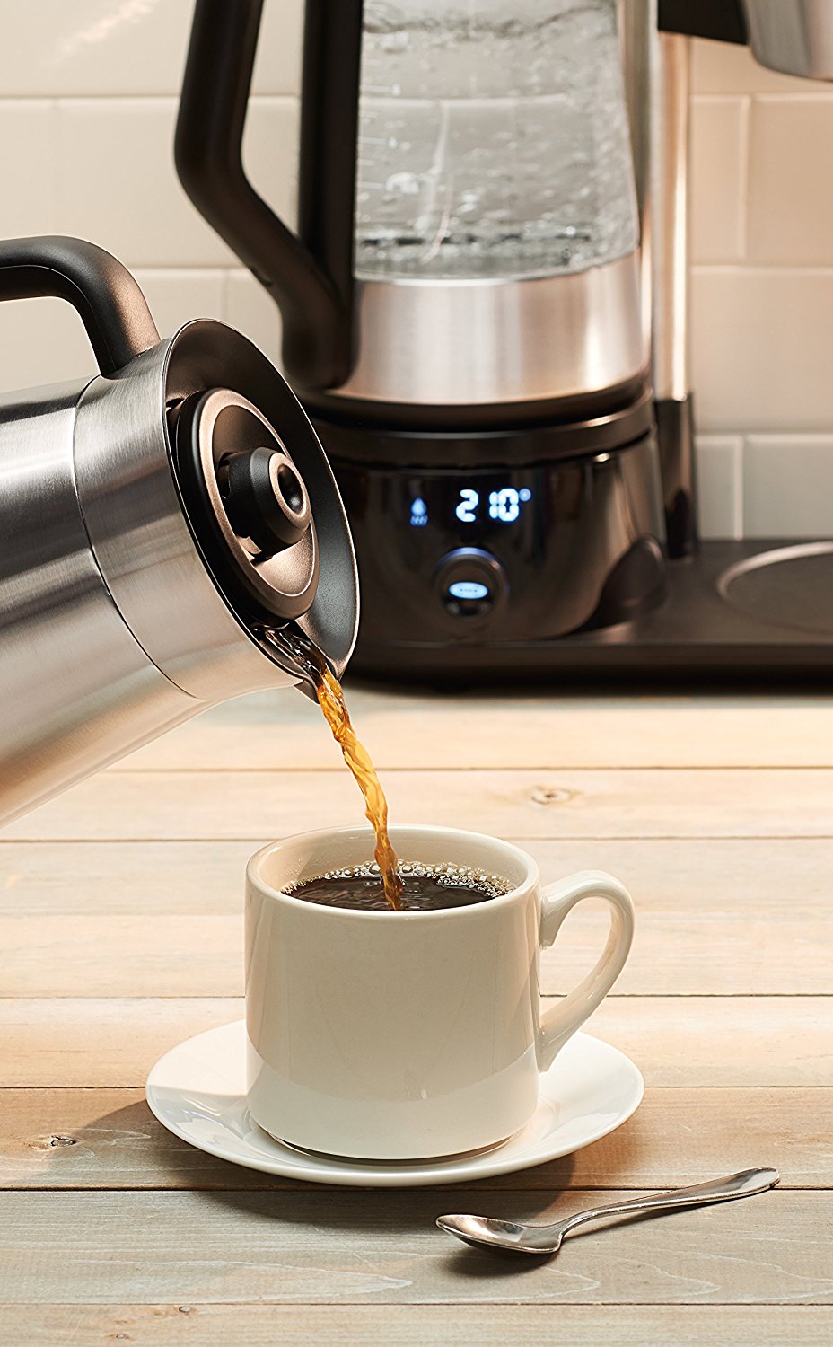 OXO On Barista Brain 12 Cup Coffee Maker with Removable Kettle N13 free