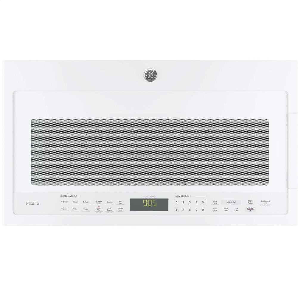 GE PVM9005DJWW Profile 2.1 Cu. Ft. White OvertheRange Microwave N6