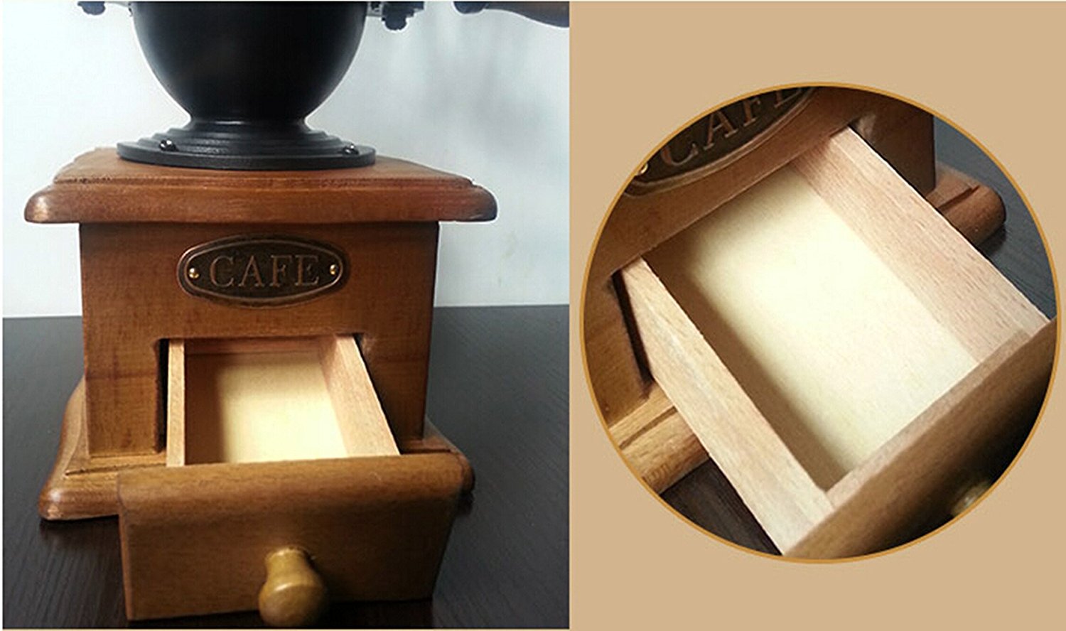 Global King Antique Classic Coffee Bean grinder For Starbucks Coffee