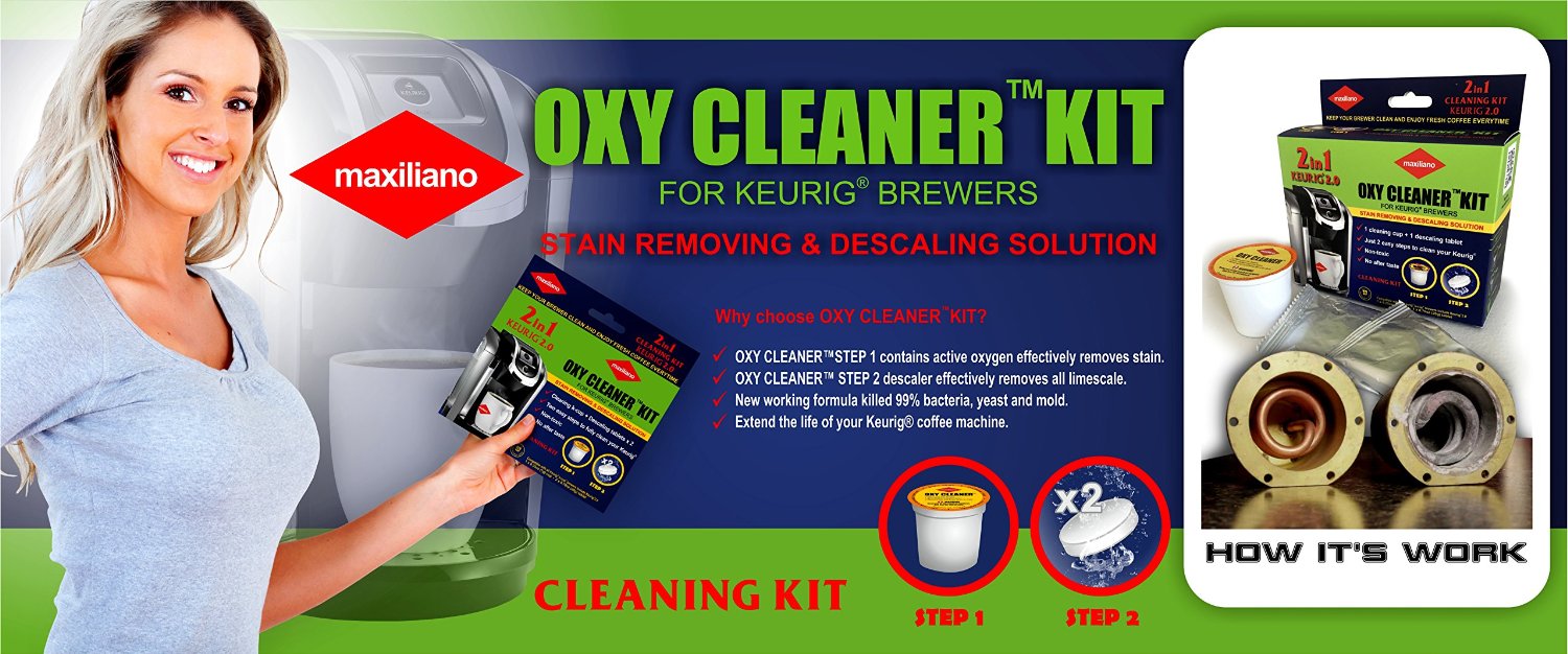 Descaling Kit, Descaler for Keurig 2.0, For all KCup Brewers