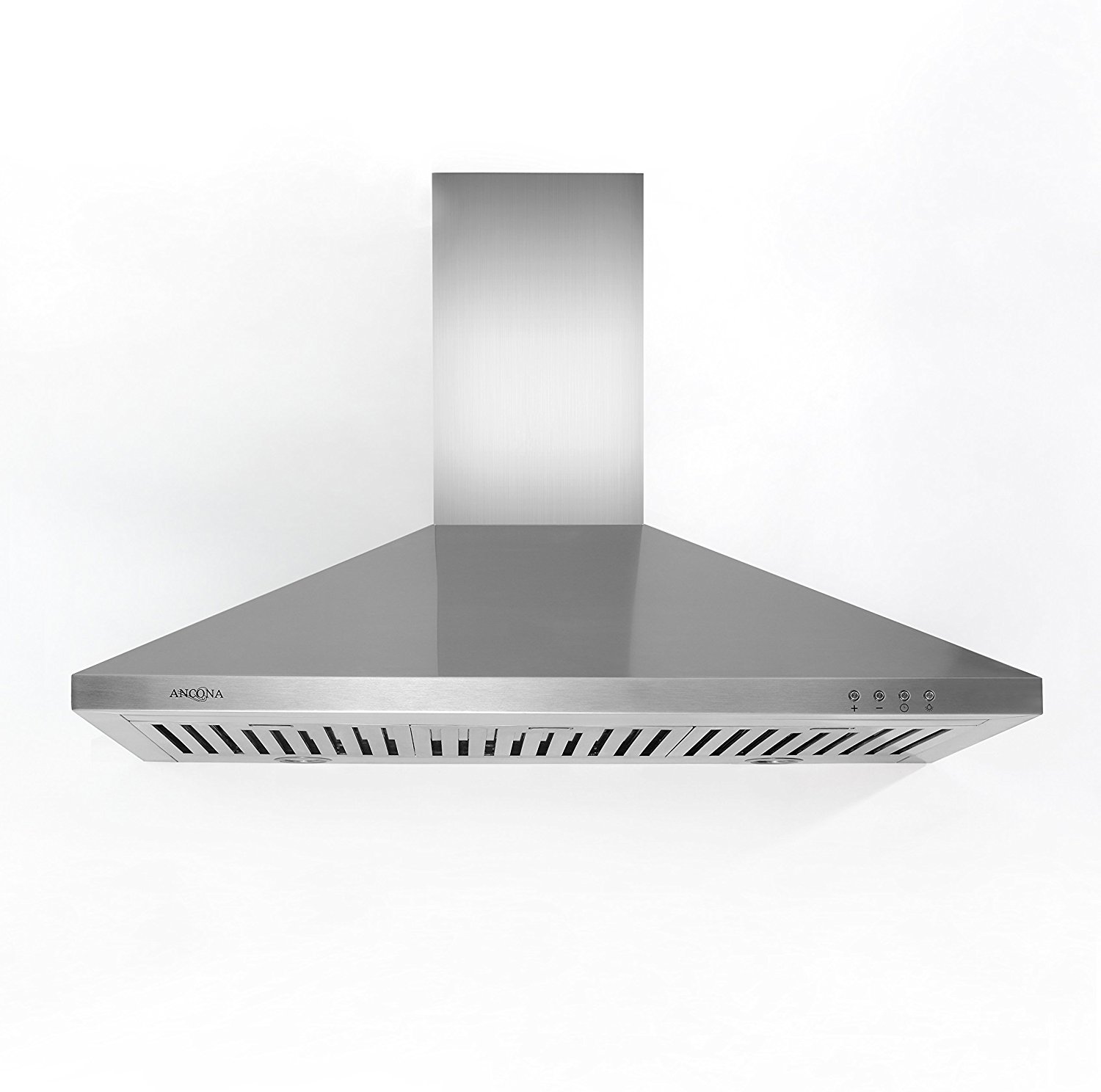 Ancona AN1165 Rapido IV Pyramid 630 CFM Wall Mount Range Hood, 36