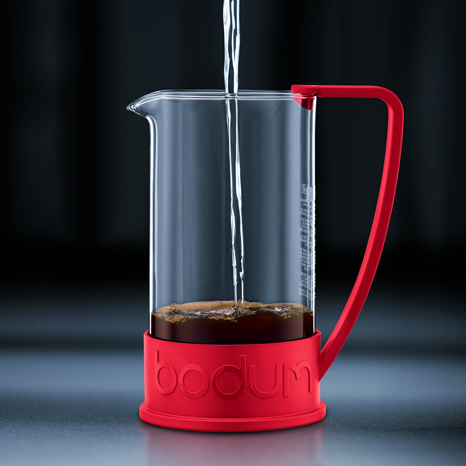 Bodum Brazil Three Cup French Press Coffee Maker Red N2 free image