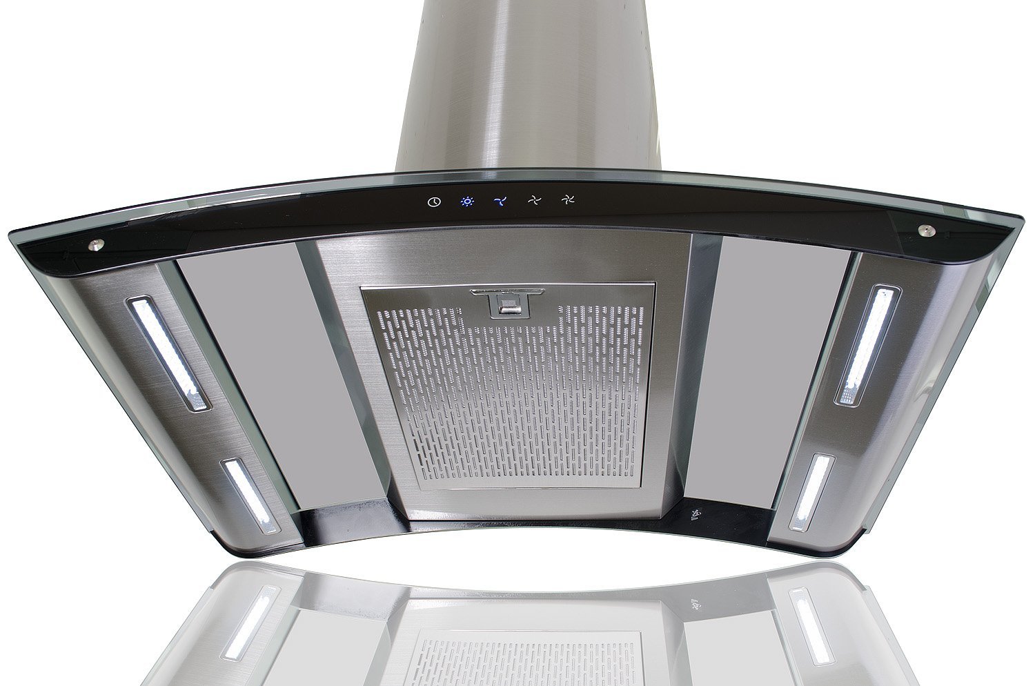 AKDY New 36" European Style Island Mount Stainless Steel Range Hood