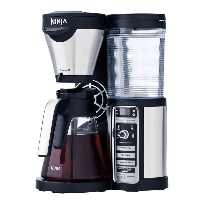 Ninja Coffee Bar AutoiQ Brewer Machine with Glass Carafe (Certified